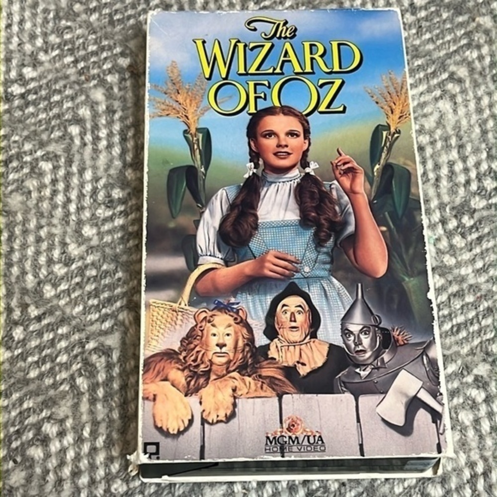 The Wizard‎ of Oz 1939 VHS MGM 1966 Judy Garland movie